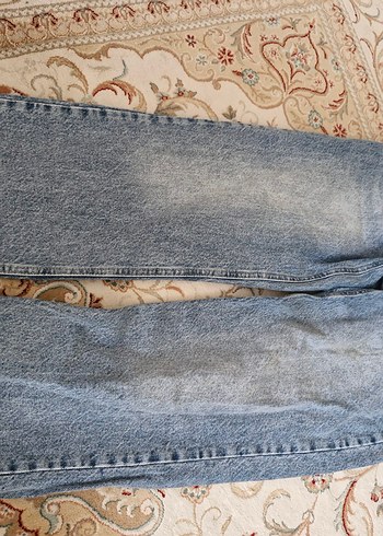 Mavi Bol Kesim Kadın Denim Pantolon