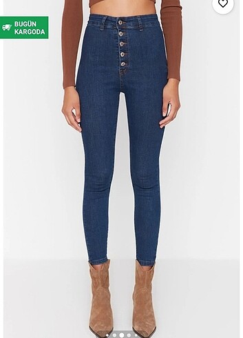 Lacivert Skinny Jean