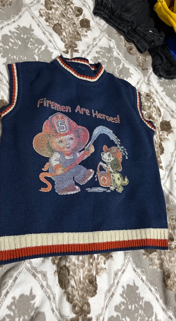 Nakışlı Erkek Çocuk Triko Süveter - Görsel 2