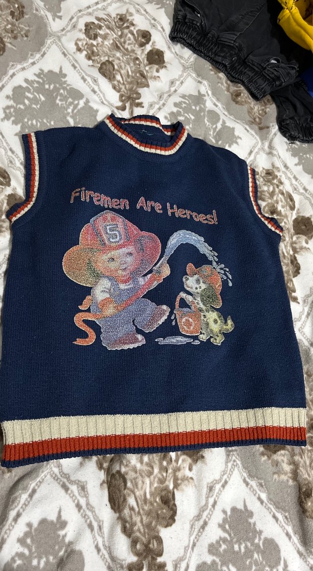 Nakışlı Erkek Çocuk Triko Süveter - Görsel 3