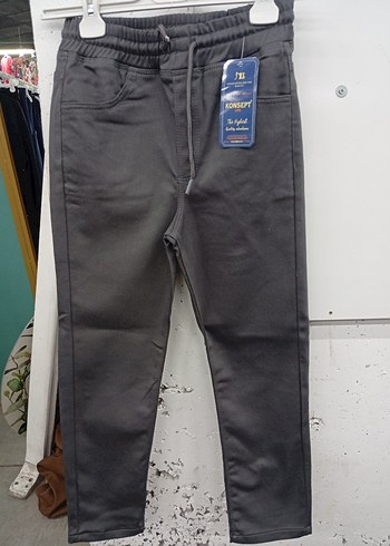 Kemerli Siyah okul Kumaş Pantolon - Görsel 7