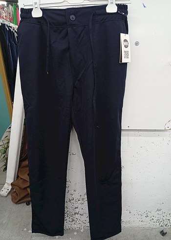 Kemerli Siyah okul Kumaş Pantolon - Görsel 11