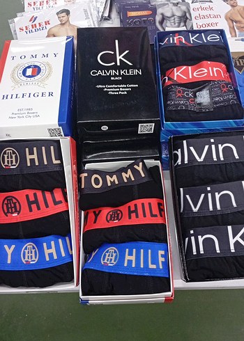 l Beden siyah Renk Calvin Klein Erkek Mini Baskılı Boxer