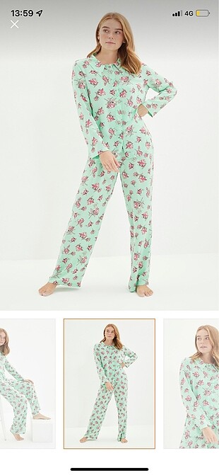 Trendyol milla viskon pijama