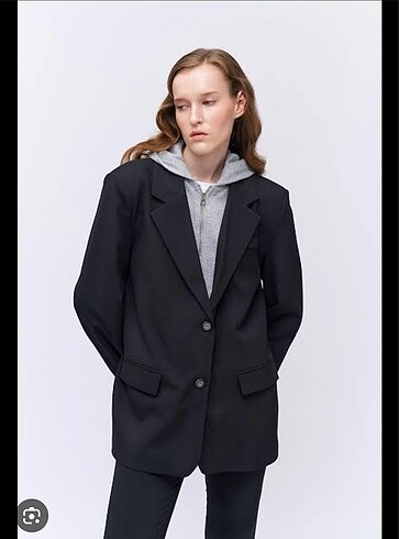Zara kapişonlı bleazer