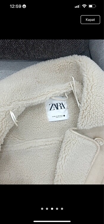 xs Beden Zara deri mont