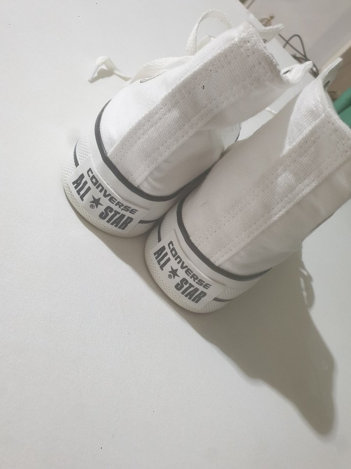 Beyaz Kadın Converse Basic Spor Ayakkabı - Görsel 2