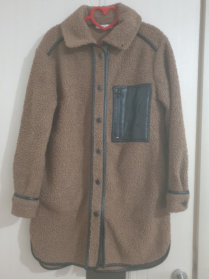 Kahverengi Kürk Detaylı Midi Kadın Kaban - Görsel 2