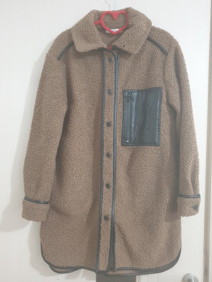 Kahverengi Kürklü Midi Kadın Kaban - Görsel 2