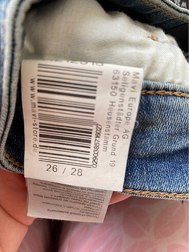 26 Beden mavi Renk #mavi jean kadın pantolon