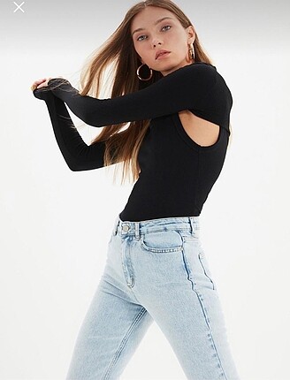 Trendyol mila yüksek bel slim jeans