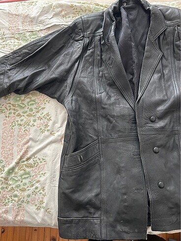 American Vintage Vintage gerçek deri ceket