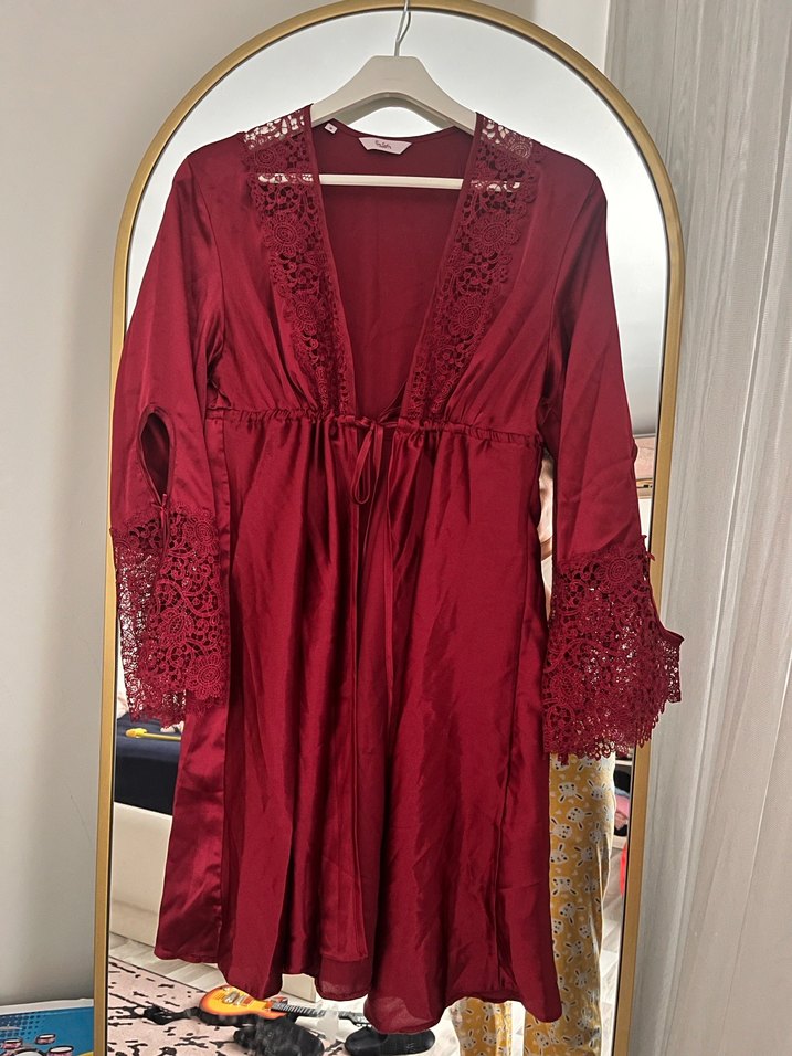 Pierre Cardin Kadın Saten Pijama Takımı Çeyizlik - Görsel 4