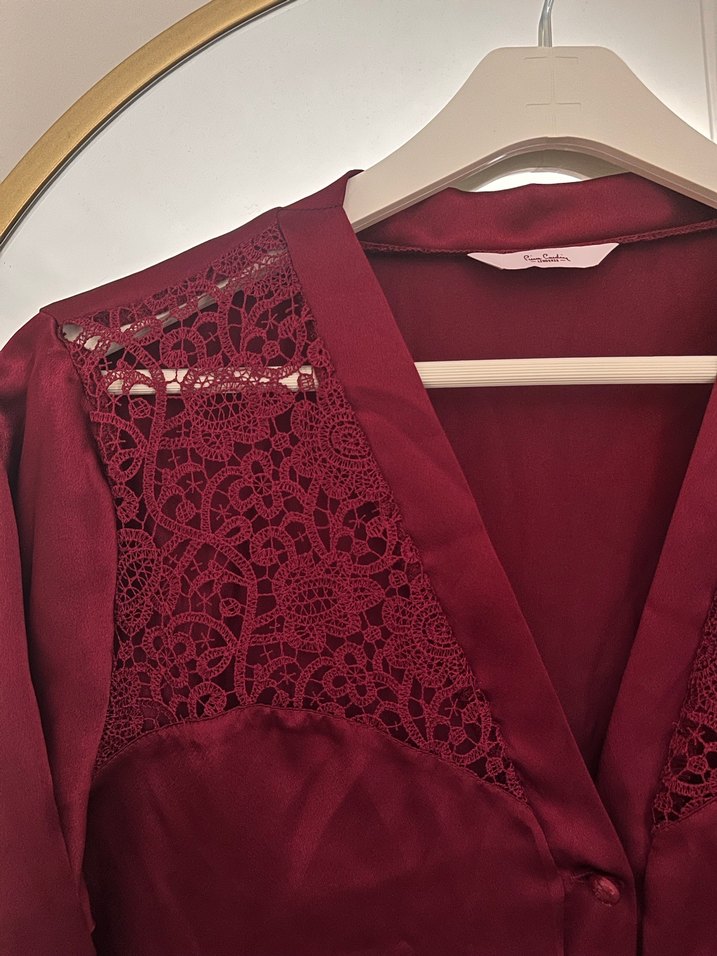 Pierre Cardin Kadın Saten Pijama Takımı Çeyizlik - Görsel 3