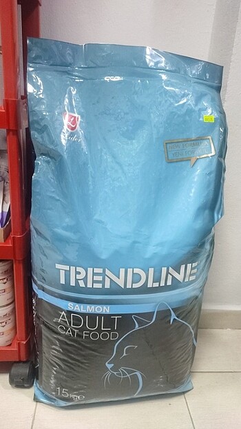 Trendline balıklı kedi maması (açık mama)