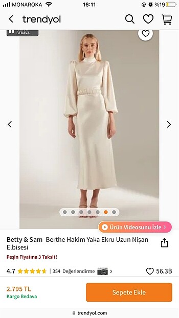 Betty SAm elbise