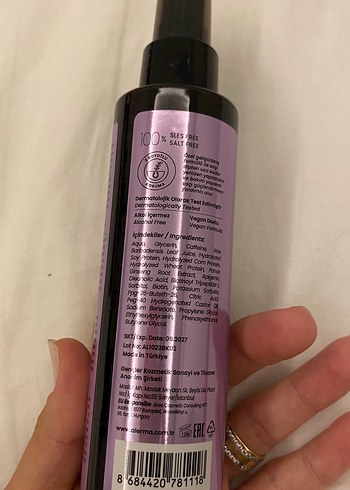 Diğer Alerma Biotin & Keratin Saç Bakım Spreyi 150 ml
