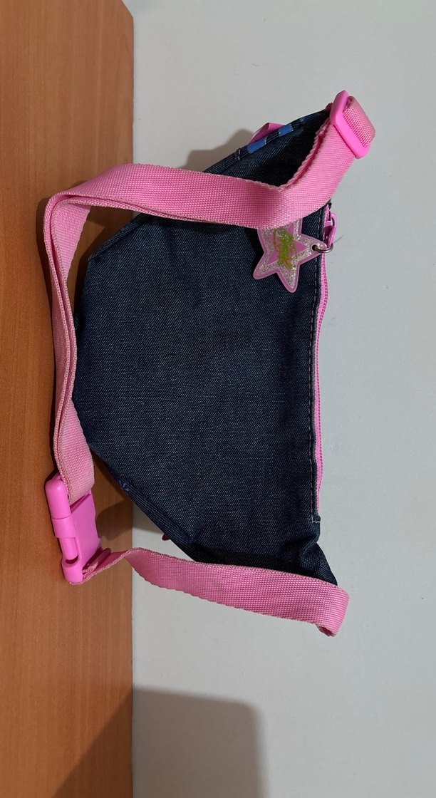 Çocuklar için renkli mavi bel çantası - Görsel 2