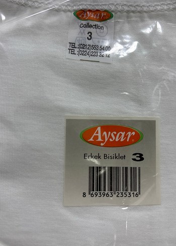 Beyaz Baskılı Erkek fanila- Rahat Kesim - Görsel 2