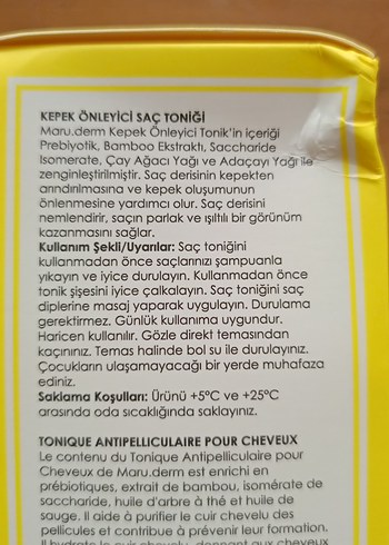 Maru Derm Kepeğe Karşı Saç Toniği 200ml - Görsel 2