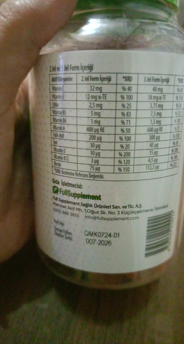 Qlife Multi Vitamin Kids Complete Gummies - Görsel 3