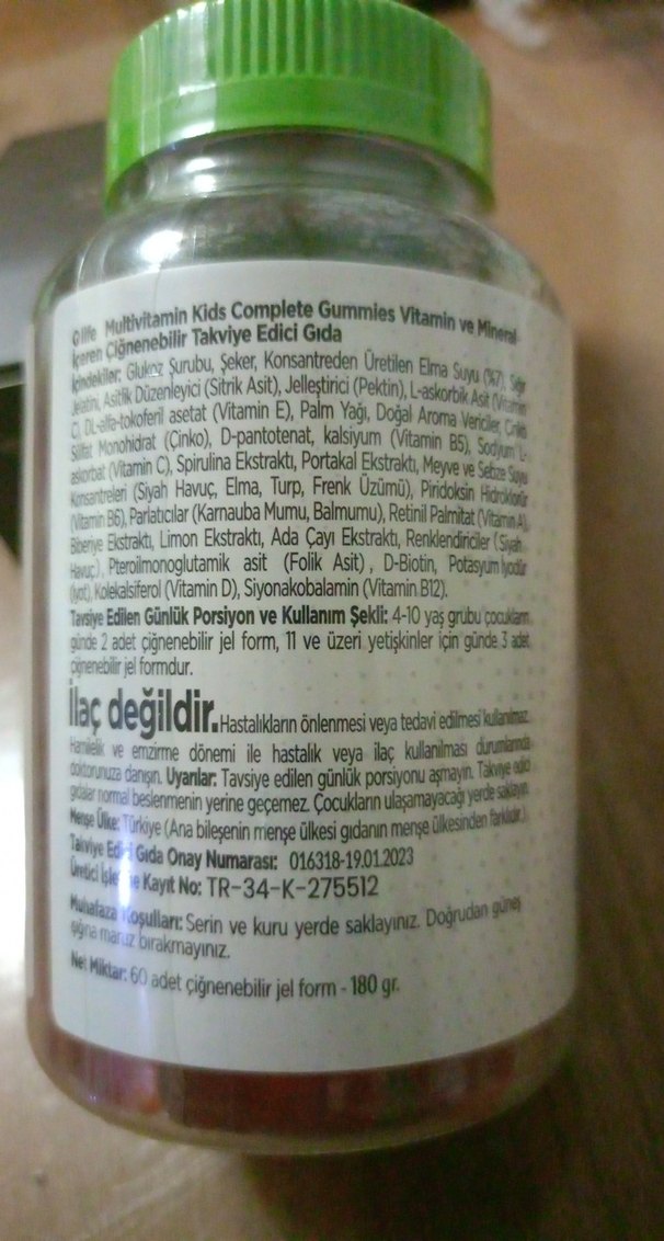 Qlife Multi Vitamin Kids Complete Gummies - Görsel 2