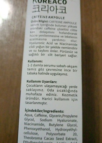 Diger Kadınlar için Kafeinli Anti-Aging Serum - Görsel 2