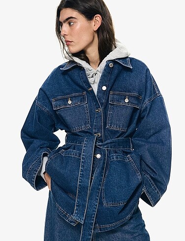 H&M kot ceket etiketli