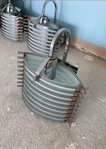 4'lü Modern Metal Salon Aplik - Görsel 2