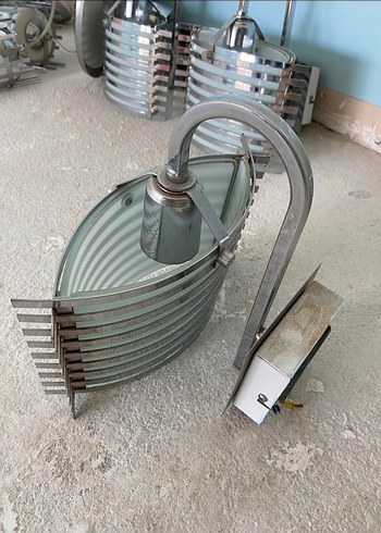 4'lü Modern Metal Salon Aplik - Görsel 3