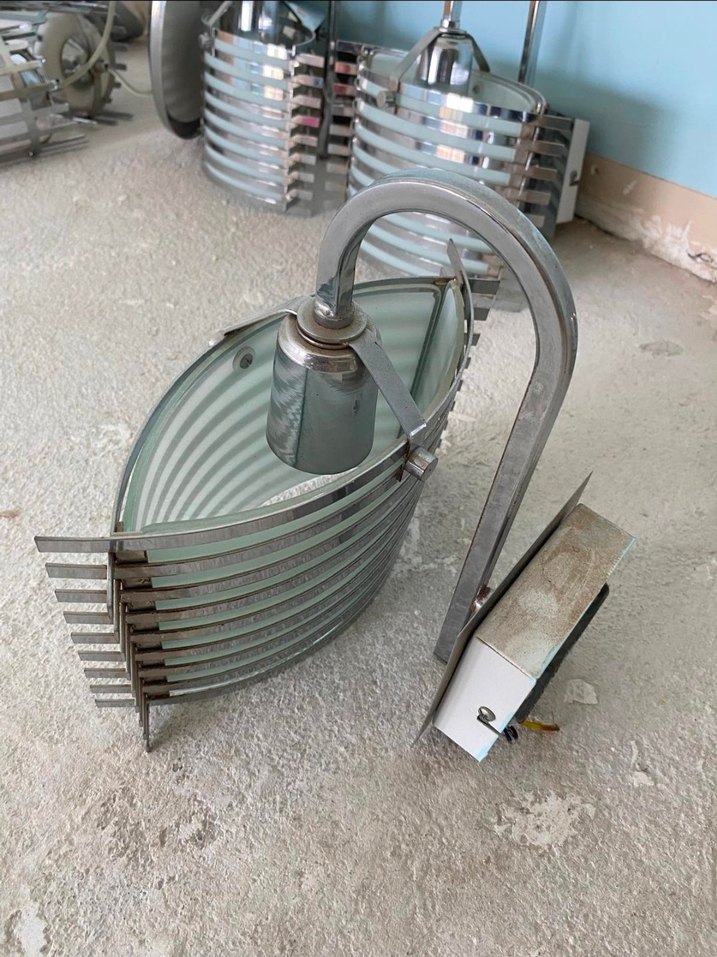 4'lü Modern Metal Salon Aplik - Görsel 3