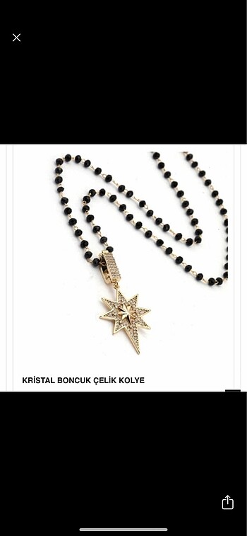 Çelik kolye