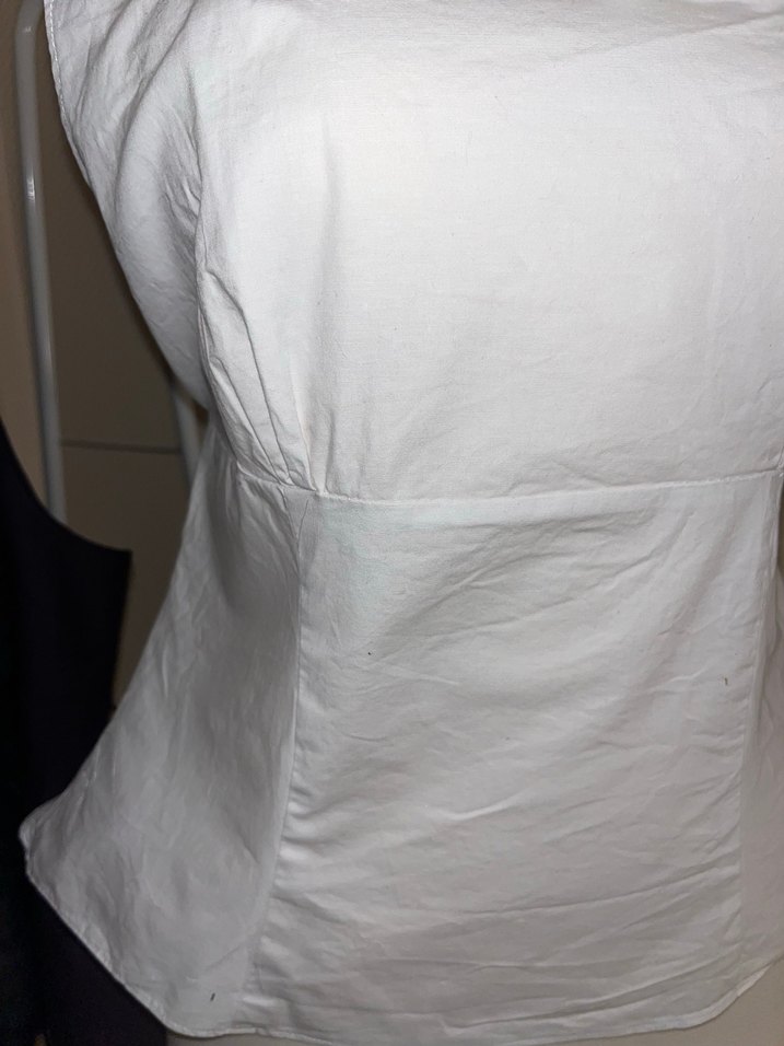 beyaz kare yaka üst - Görsel 3