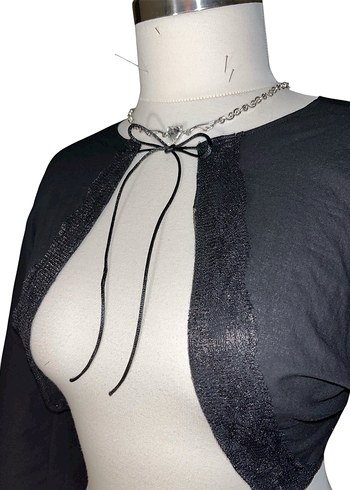 gotik dantelli bolero - Görsel 3