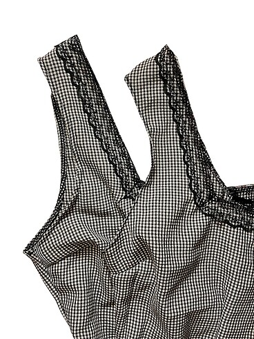 American Vintage ekoseli coquette bluz