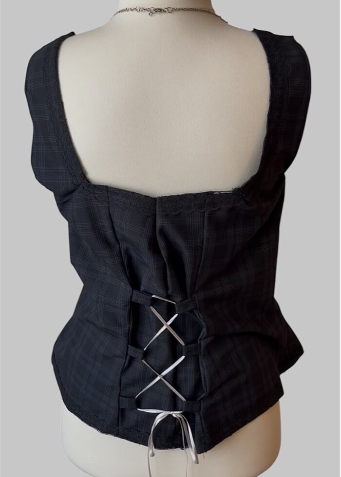 kareli üst - Görsel 3