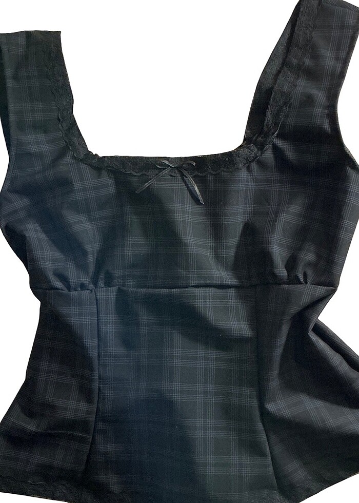 kareli üst - Görsel 4