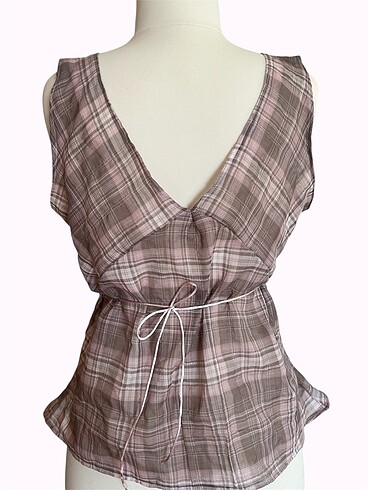 ince pamuk vual coquette bluz - Görsel 5