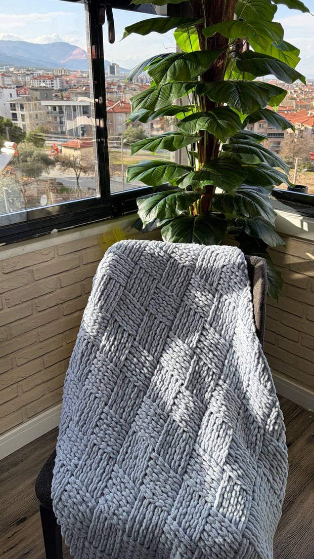 Bebek mavisi bebek battaniye - Görsel 2