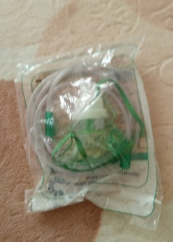 Yeşil Elastik Plastik buhar maskesi