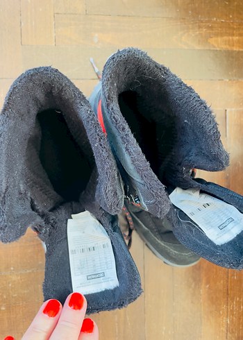 35 beden Gri Erkek Çocuk Kış ve kar Bot - Görsel 2