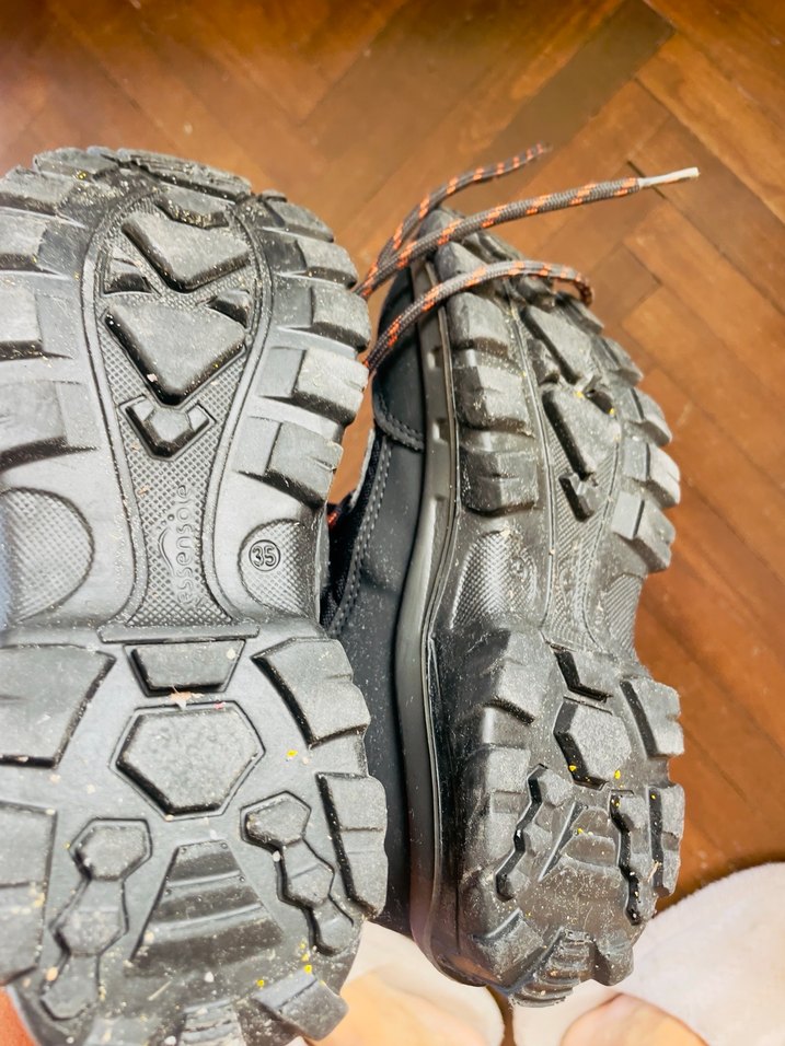 35 beden Gri Erkek Çocuk Kış ve kar Bot - Görsel 5