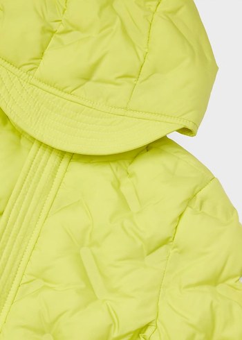 B&G store 8 yaş Erkek Çocuk Sarı Kapüşonlu Fermuarlı Mont - Görsel 11