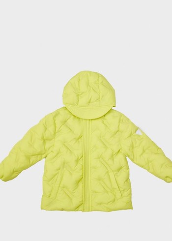 B&G store 8 yaş Erkek Çocuk Sarı Kapüşonlu Fermuarlı Mont - Görsel 9