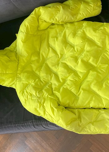 B&G store 8 yaş Erkek Çocuk Sarı Kapüşonlu Fermuarlı Mont - Görsel 3