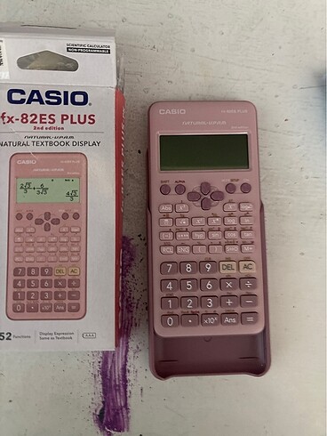 Casio fx-82ES PLUS pembe