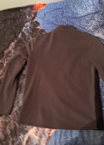Decathlon Decathlon Siyah Erkek Fermuarlı Yüksek Yakalı Sweatshirt