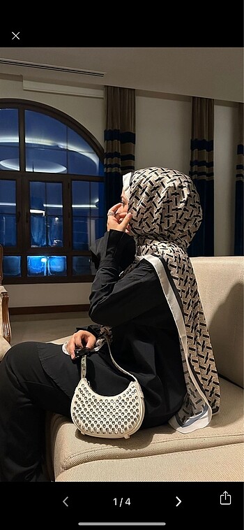 Burberry Vual İpek Şal