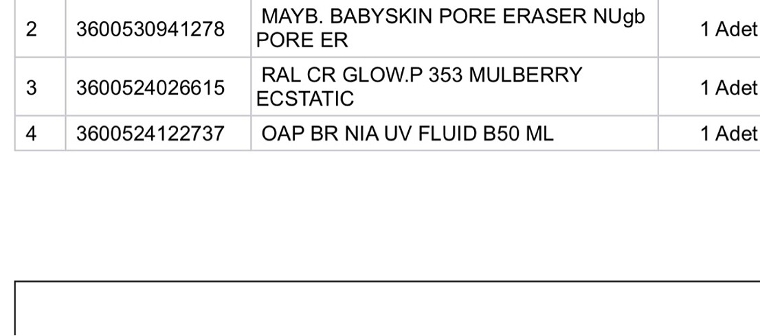 Beden Renk Loreal paris bright reveal güneş kremi