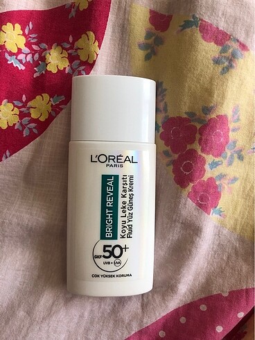 Loreal paris bright reveal güneş kremi